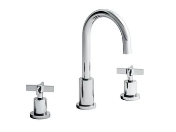 CROSS ROAD CRICR907 - Countertop 3 hole washbasin mixer without waste by CRISTINA Rubinetterie - view 2